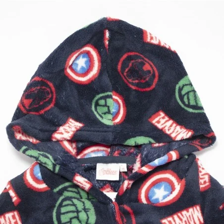 Marvel Avengers Παιδική Ρόμπα Fleece coral για αγόρια (XH20021 Navy)