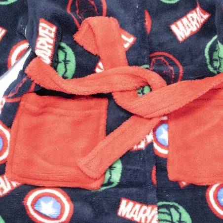 Marvel Avengers Παιδική Ρόμπα Fleece coral για αγόρια (XH20021 Navy)