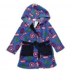 Marvel Avengers Παιδική Ρόμπα Fleece coral για αγόρια (XH20021 Blue) - Παιδικές Ρόμπες
