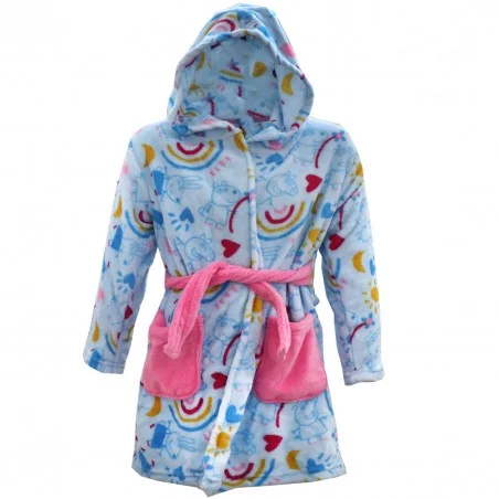 Peppa Pig Παιδική Ρόμπα Fleece coral (HW2056) - Παιδικές Ρόμπες