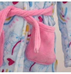 Peppa Pig Παιδική Ρόμπα Fleece coral (HW2056)