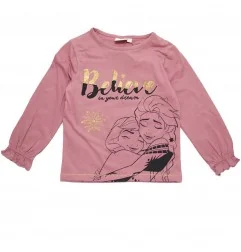 Disney Frozen Μακρυμάνικο Μπλουζάκι Για Κορίτσια (HY10424pink) - Μπλουζάκια Μακρυμάνικα (μακό)