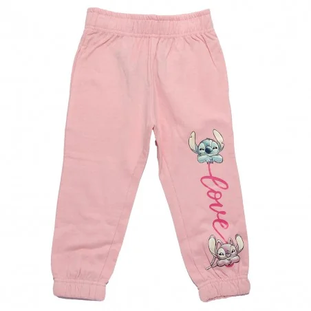 Disney Lilo & Stitch Παντελόνι Φόρμας Για Κορίτσια (HY10175pink) - Παντελόνια - Φόρμες
