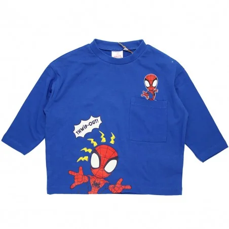 Marvel Spidey Μακρυμάνικο μπλουζάκι για αγόρια (HY10324blue) Marvel Spidey Μακρυμάνικο μπλουζάκι για αγόρια (HY10324blue)