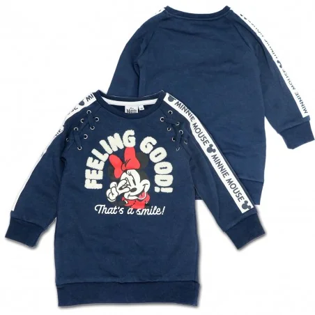 Disney Minnie Mouse Παιδικό Φόρεμα Φούτερ (HU1018 navy)