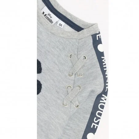 Disney Minnie Mouse Παιδικό Φόρεμα Φούτερ (HU1018 grey)