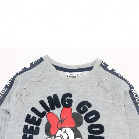 Disney Minnie Mouse Παιδικό Φόρεμα Φούτερ (HU1018 grey)