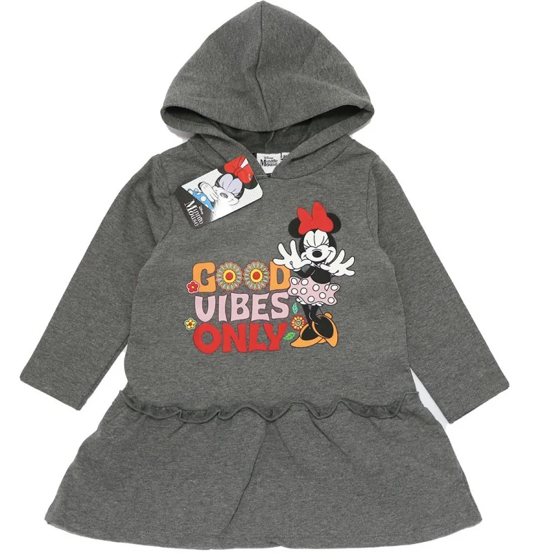 Disney Minnie Mouse Παιδικό Φόρεμα Φούτερ (HW1068 grey) Disney Minnie Mouse Παιδικό Φόρεμα Φούτερ (HW1068 grey)