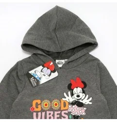 Disney Minnie Mouse Παιδικό Φόρεμα Φούτερ (HW1068 grey) - Εποχιακά/ Χειμωνιάτικα Φορέματα