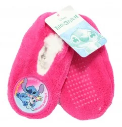 Disney Lilo & Stitch Παιδικά παντοφλάκια αντιολισθητικά (HY06137FUSHIA) - Παντοφλάκια Χειμωνιάτικα κορίτσι