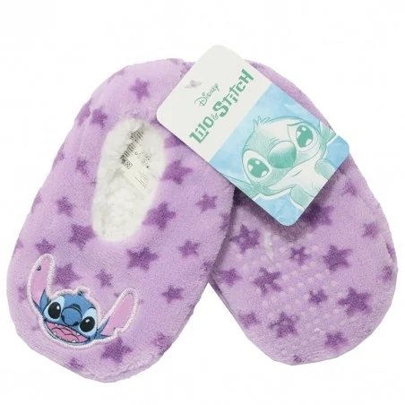 Disney Lilo & Stitch Παιδικά παντοφλάκια αντιολισθητικά (HY06137LILA) - Παντοφλάκια Χειμωνιάτικα κορίτσι
