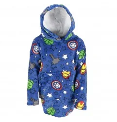 Marvel Aengers Παιδική Κουβέρτα- Μπλούζα fleece coral με μανίκια και κουκούλα (AYM-049AVG-SPCH) - Μπλούζα-Κουβέρτα/ κουβερτα ...