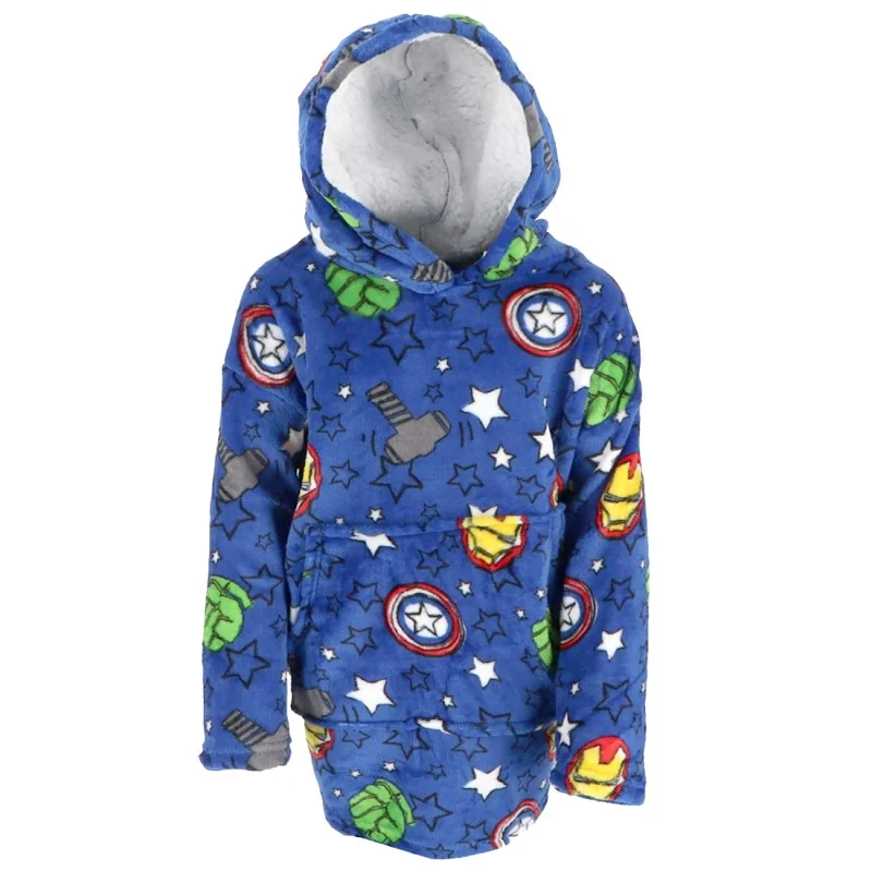 Marvel Aengers Παιδική Κουβέρτα- Μπλούζα fleece coral με μανίκια και κουκούλα (AYM-049AVG-SPCH) Marvel Aengers Παιδική Κουβέρτα- Μπλούζα fleece coral με μανίκια και κουκούλα (AYM-049AVG-SPCH)
