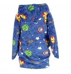 Marvel Aengers Παιδική Κουβέρτα- Μπλούζα fleece coral με μανίκια και κουκούλα (AYM-049AVG-SPCH)