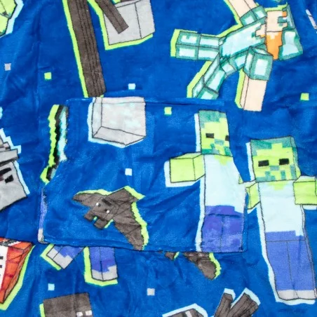 Minecraft Κουβέρτα- Μπλούζα fleece coral για ενήλικες με μανίκια και κουκούλα (AYM076110) Minecraft Κουβέρτα- Μπλούζα fleece coral για ενήλικες με μανίκια και κουκούλα (AYM076110)