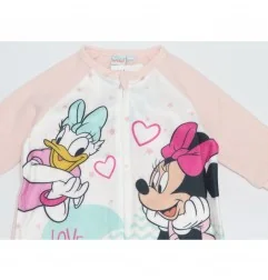 Βρεφική Ολόσωμη Φόρμα Minnie Mouse & Daisy Duck "Love to Dream" – Ζεστό Polar Fleece (VH0342 l.pink)