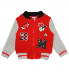 Disney Minnie Mouse παιδική ζακέτα Fleece πρόβατο για κορίτσια (HW1227 red) - Ζακέτες