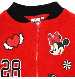 Disney Minnie Mouse παιδική ζακέτα Fleece πρόβατο για κορίτσια (HW1227 red) - Ζακέτες