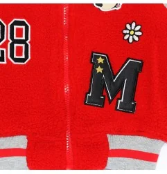 Disney Minnie Mouse παιδική ζακέτα Fleece πρόβατο για κορίτσια (HW1227 red) - Ζακέτες