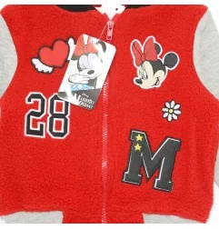 Disney Minnie Mouse παιδική ζακέτα Fleece πρόβατο για κορίτσια (HW1227 red) - Ζακέτες