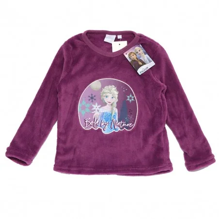 Disney Frozen Fleece Coral πιτζάμα για κορίτσια (HW2010 purple)