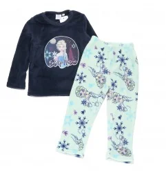 Disney Frozen Fleece Coral πιτζάμα για κορίτσια (HW2010 navy) - Χειμωνιάτικες / εποχιακές πιτζάμες