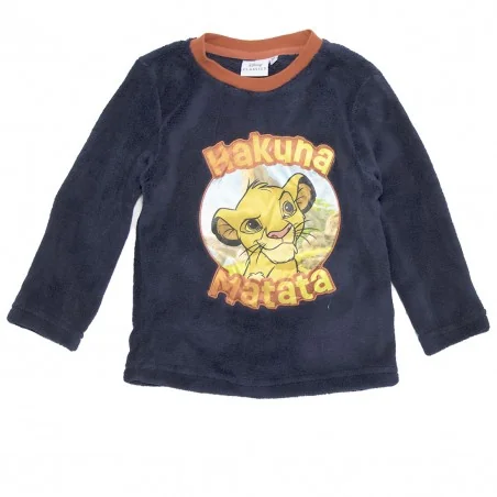 Disney Lion King πιτζάμα fleece coral για αγόρια (XH20018 NAVY)