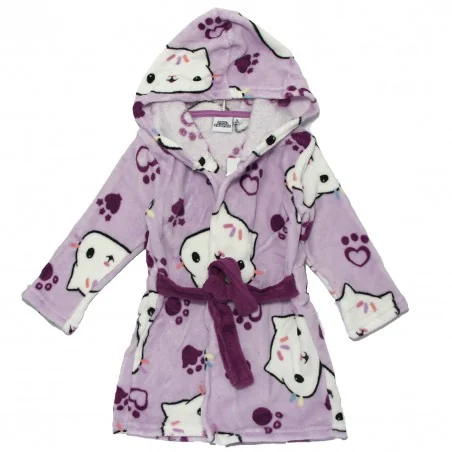 Gabby's Dollhouse Παιδική Ρόμπα Fleece coral (XH20070 Purple) - Παιδικές Ρόμπες