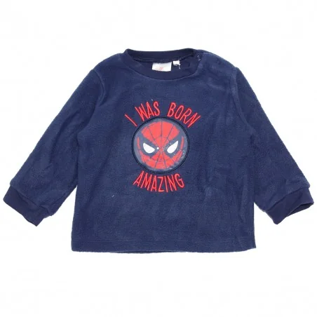 Βρεφική Πιτζάμα Spiderman "Born Amazing" – Ζεστό Polar Fleece (XH0324 Navy) Βρεφική Πιτζάμα Spiderman "Born Amazing" – Ζεστό Polar Fleece (XH0324 Navy)