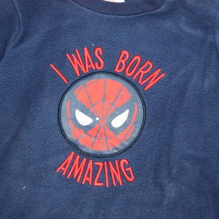 Βρεφική Πιτζάμα Spiderman "Born Amazing" – Ζεστό Polar Fleece (XH0324 Navy) Βρεφική Πιτζάμα Spiderman "Born Amazing" – Ζεστό Polar Fleece (XH0324 Navy)