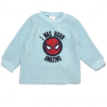 Βρεφική Πιτζάμα Spiderman "I Was Born Amazing" – Ζεστό Polar Fleece(XH0324 Blue) Βρεφική Πιτζάμα Spiderman "I Was Born Amazing" – Ζεστό Polar Fleece(XH0324 Blue)