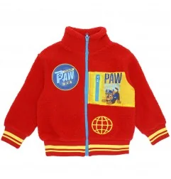 Paw Patrol Χειμωνιάτικη Παιδική ζακέτα Fleece πρόβατο για αγόρια (HW1232 red) - Ζακέτες