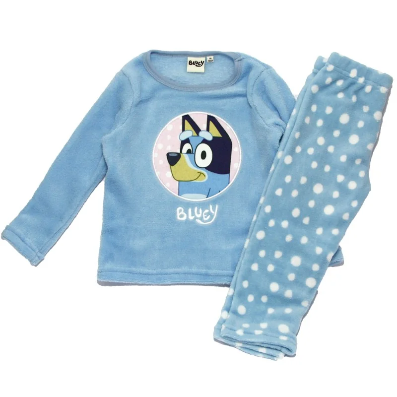 Bluey Παιδική πιτζάμα Fleece Coral για κορίτσια (XH20061 Blue)