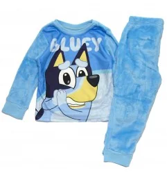 Bluey Παιδική πιτζάμα Fleece Coral (BL 52 04 156 NI CORAL Blue) - Χειμωνιάτικες / εποχιακές πιτζάμες