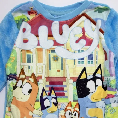 Bluey Παιδική πιτζάμα Fleece Coral (BL 52 04 156 NI CORAL Sky) Bluey Παιδική πιτζάμα Fleece Coral (BL 52 04 156 NI CORAL Sky)