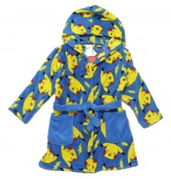 Pokémon Παιδική Ρόμπα Fleece coral για αγόρια (HY20073Blue) - Παιδικές Ρόμπες