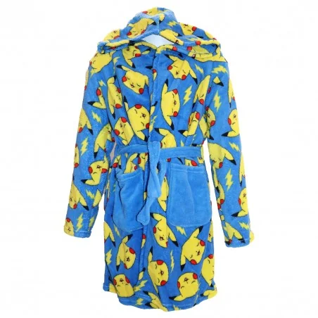 Pokémon Παιδική Ρόμπα Fleece coral για αγόρια (HY20073Blue) - Παιδικές Ρόμπες
