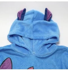 Disney Lilo & Stitch Παιδική Κουβέρτα- Μπλούζα fleece coral με μανίκια και κουκούλα (XH70266Blue) - Μπλούζα-Κουβέρτα/ κουβερτ...