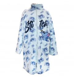 Disney Lilo & Stitch γυναίκεια Ρόμπα με φερμουάρ - Fleece Coral (HY36005) - Γυναικείες Ρόμπες