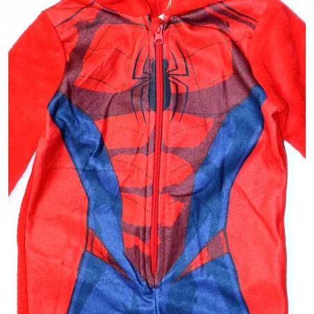 Marvel Spiderman ολόσωμη πιτζάμα fleece coral για αγόρια (XH70458Red)