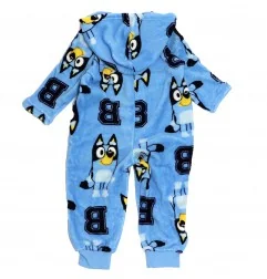 Bluey Παιδική Ολόσωμη Πιτζάμα Fleece Coral για αγόρια (HY20039BLUE) - Ολόσωμες Πιτζάμες
