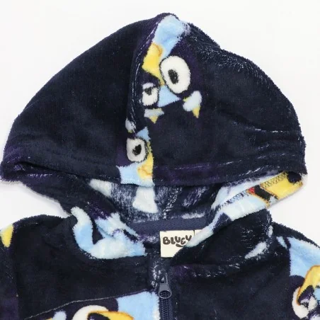 Bluey Παιδική Ολόσωμη Πιτζάμα Fleece Coral για αγόρια (HY20039NAVY)