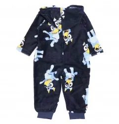 Bluey Παιδική Ολόσωμη Πιτζάμα Fleece Coral για αγόρια (HY20039NAVY) - Ολόσωμες Πιτζάμες
