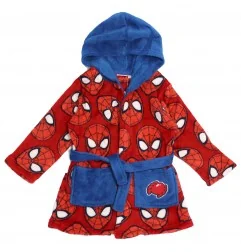 Marvel Spiderman Παιδική Ρόμπα Fleece coral για αγόρια (HY20023Red) - Παιδικές Ρόμπες
