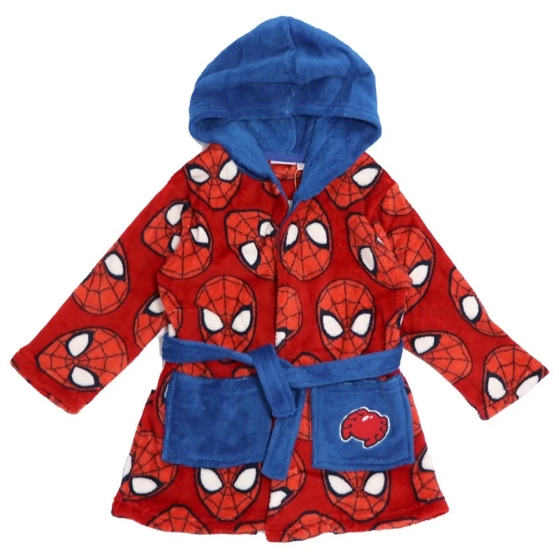 Marvel Spiderman Παιδική Ρόμπα Fleece coral για αγόρια (HY20023Red)