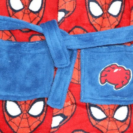 Marvel Spiderman Παιδική Ρόμπα Fleece coral για αγόρια (HY20023Red)