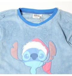 Disney Lilo & Stitch χριστουγεννιάτικη Γυναικεία χειμωνιάτικη πιτζάμα fleece coral (HY36017) - Κατηγορίες