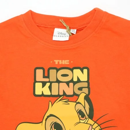 Disney Lion King Παιδικό Κοντομάνικο μπλουζάκι για αγόρια (YE10157.ORANGE)