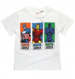 Marvel Avengers κοντομάνικο Μπλουζάκι αγόρια (YE10277 white) - Κοντομάνικα μπλουζάκια