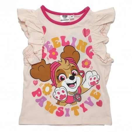 Paw Patrol Παιδικό Καλοκαιρινό Σετ Για Κορίτσια (YE10141Pink)